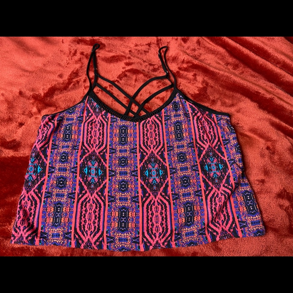 Colorful forever 21 tank top